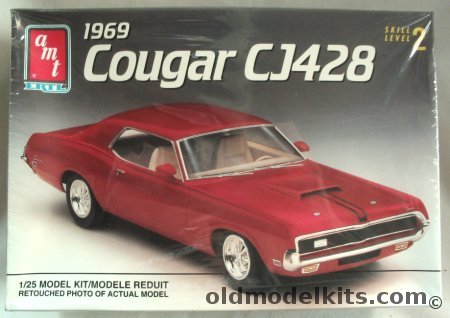 AMT 1/25 1969 Cougar CJ428 or Eliminator, 6529 plastic model kit